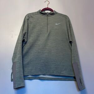 Nike half zip with thumb holes